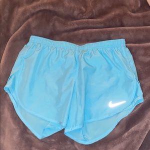 blue nike running shorts